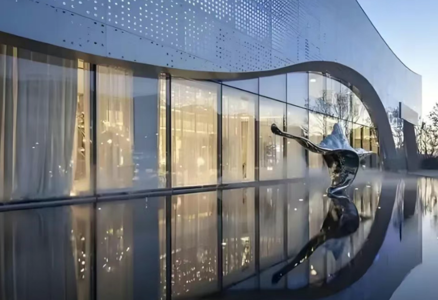 Aluminiumgitter til gardinvægbrug